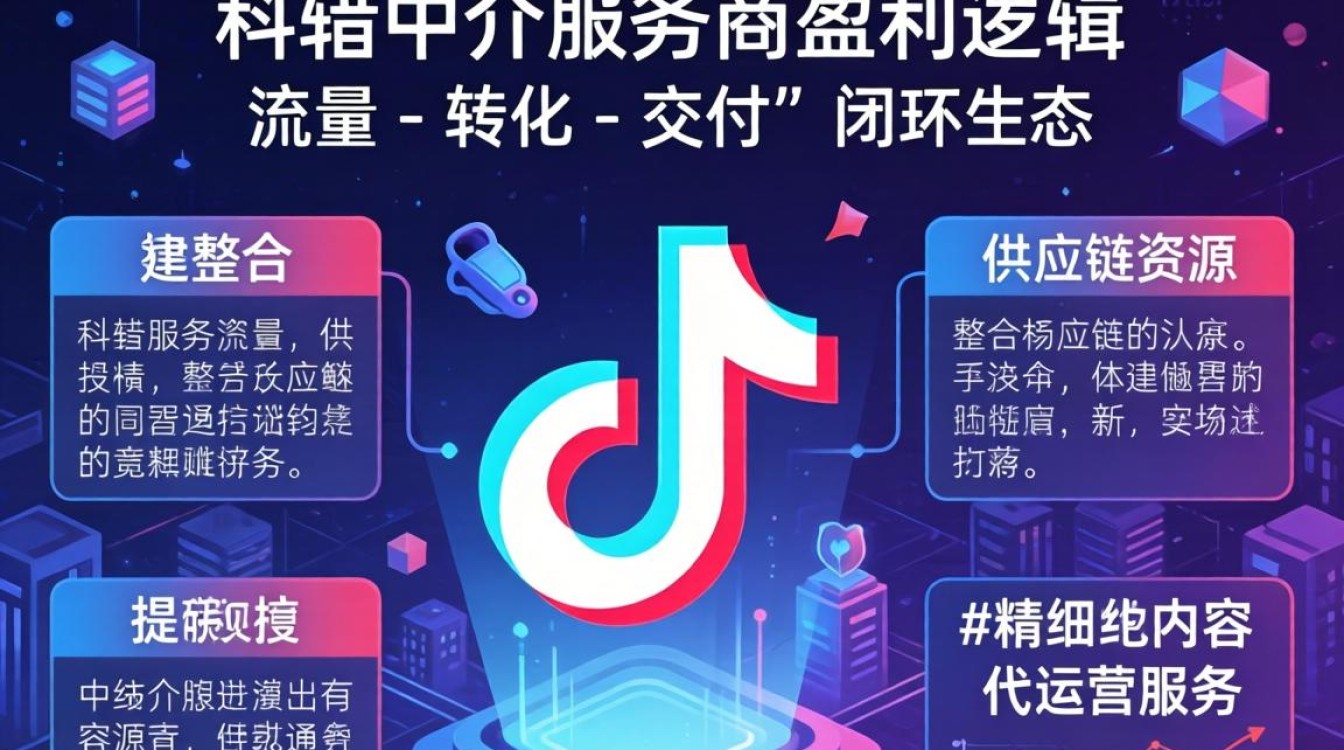 抖音中介服务商怎么赚钱