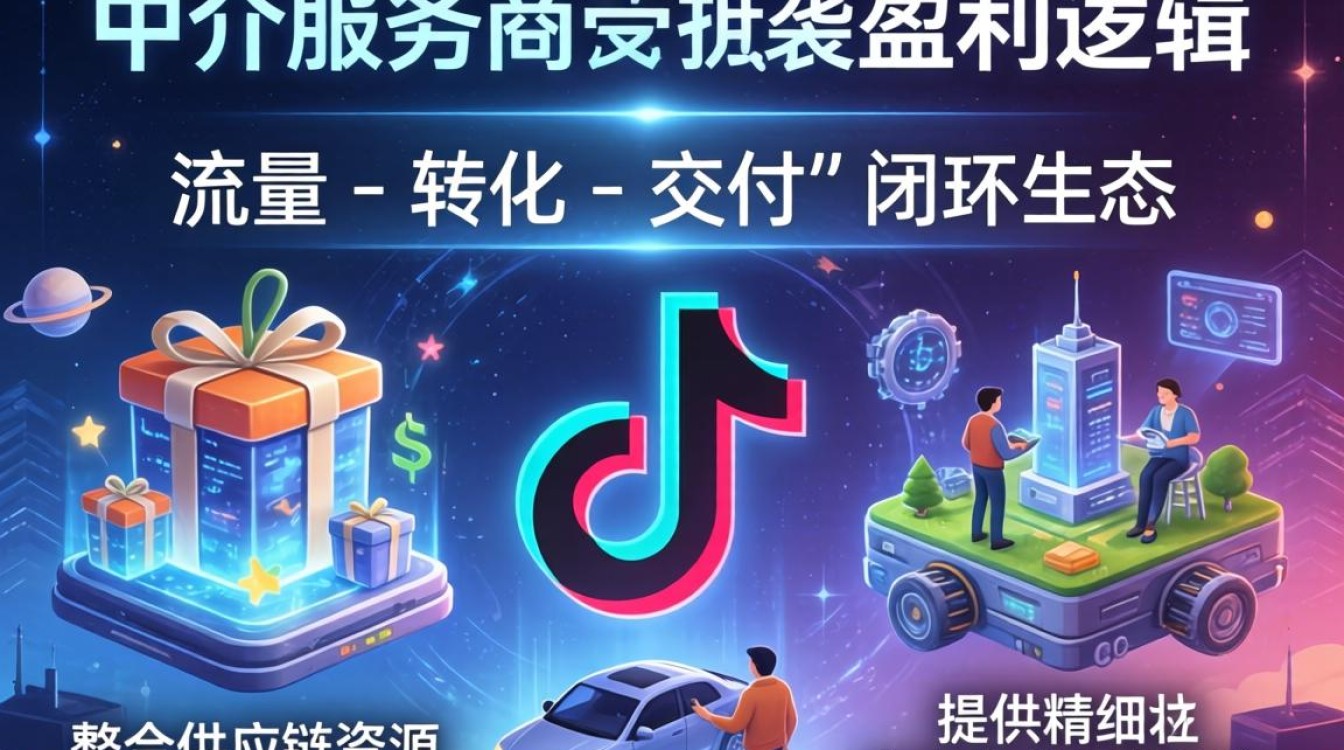 抖音中介服务商怎么赚钱