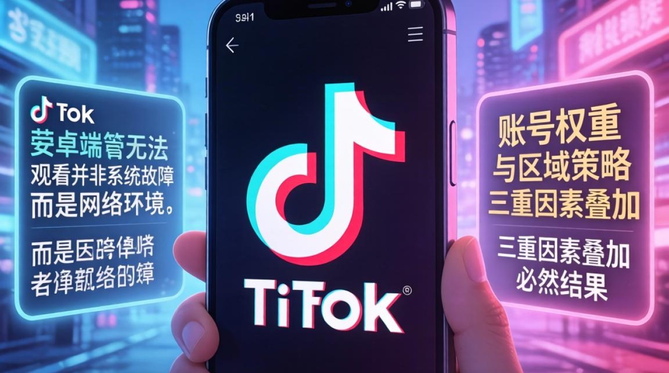 TikTok 安卓无法观看原因及跨境运营从入门到进阶