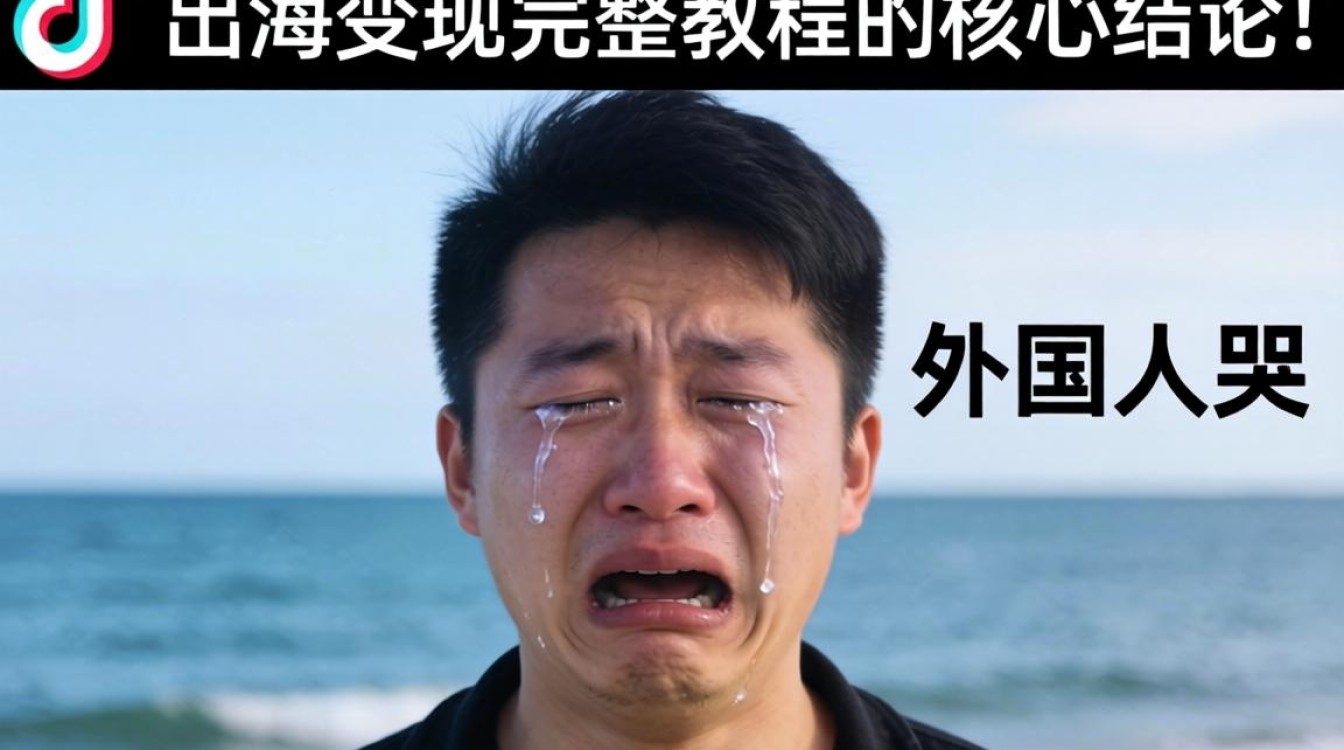 TikTok 外国人哭 出海变现完整教程