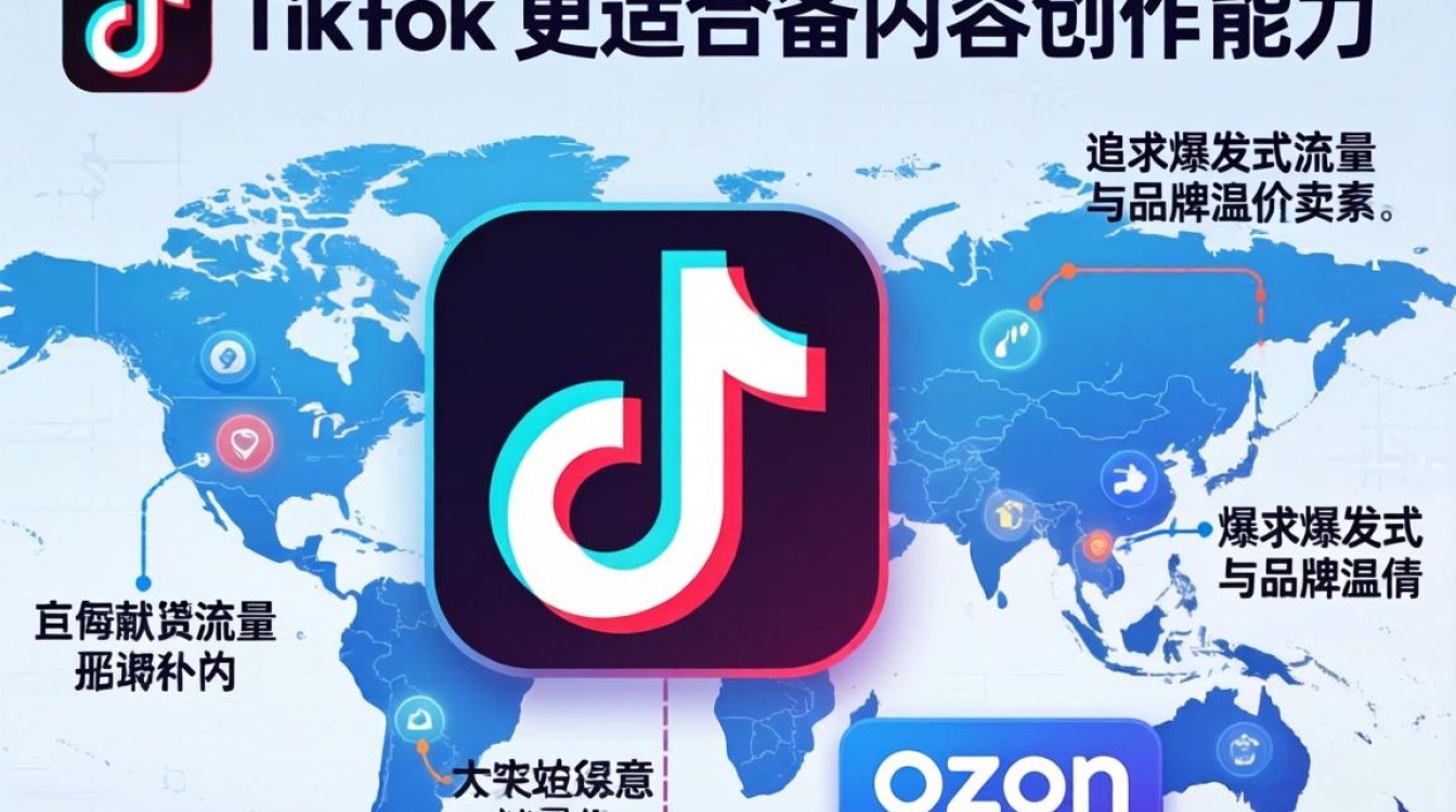 商业模式 ozon 和 tiktok 哪个好做