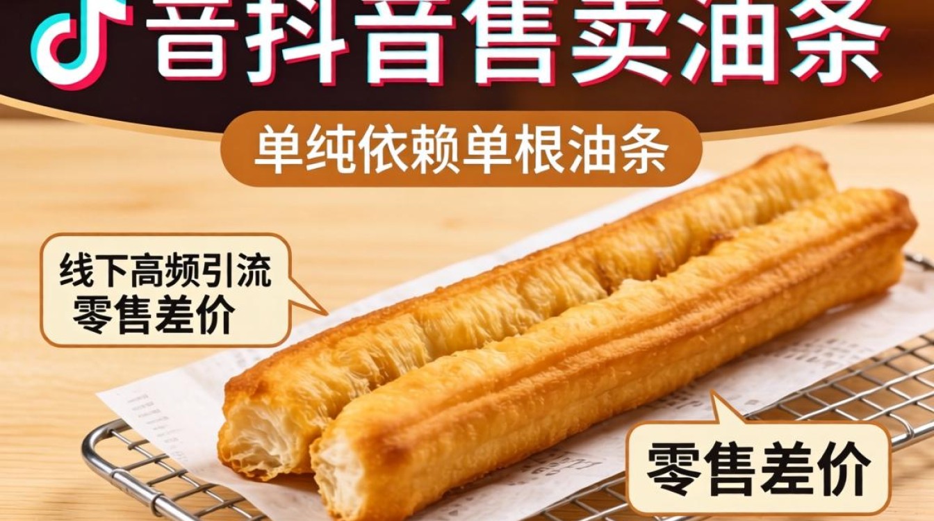 抖音上卖油条怎么赚钱的