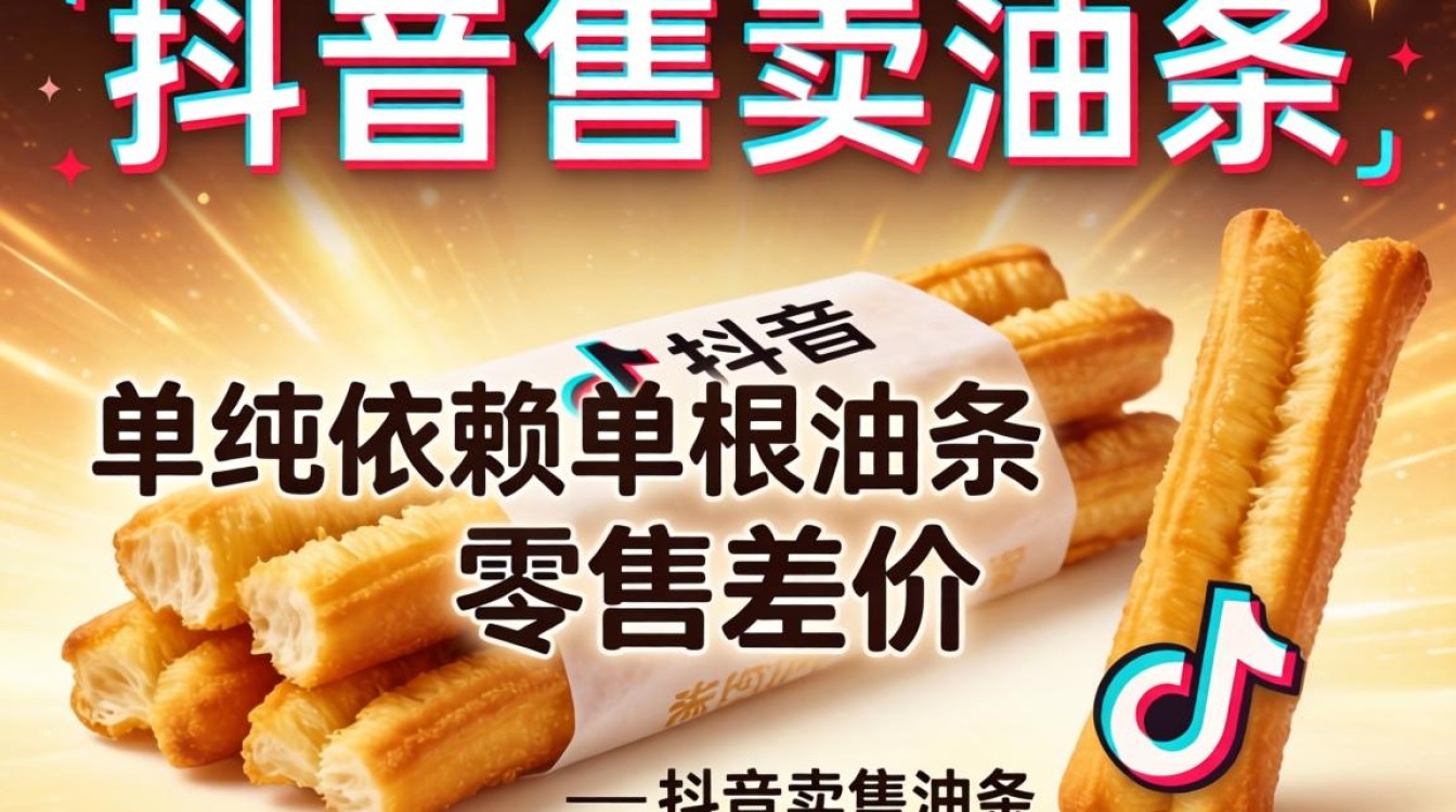 抖音上卖油条怎么赚钱的