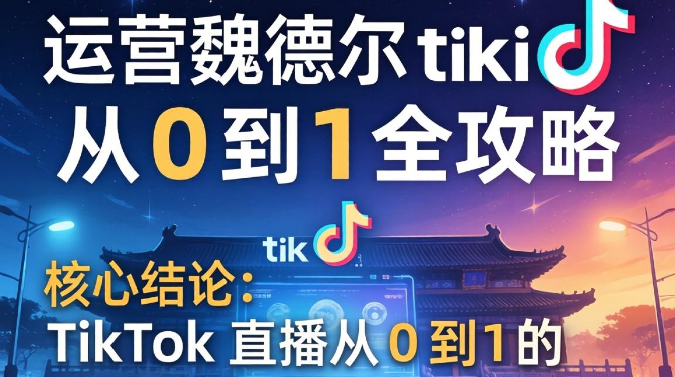 直播运营魏德尔tiktok演讲从0到1全攻略