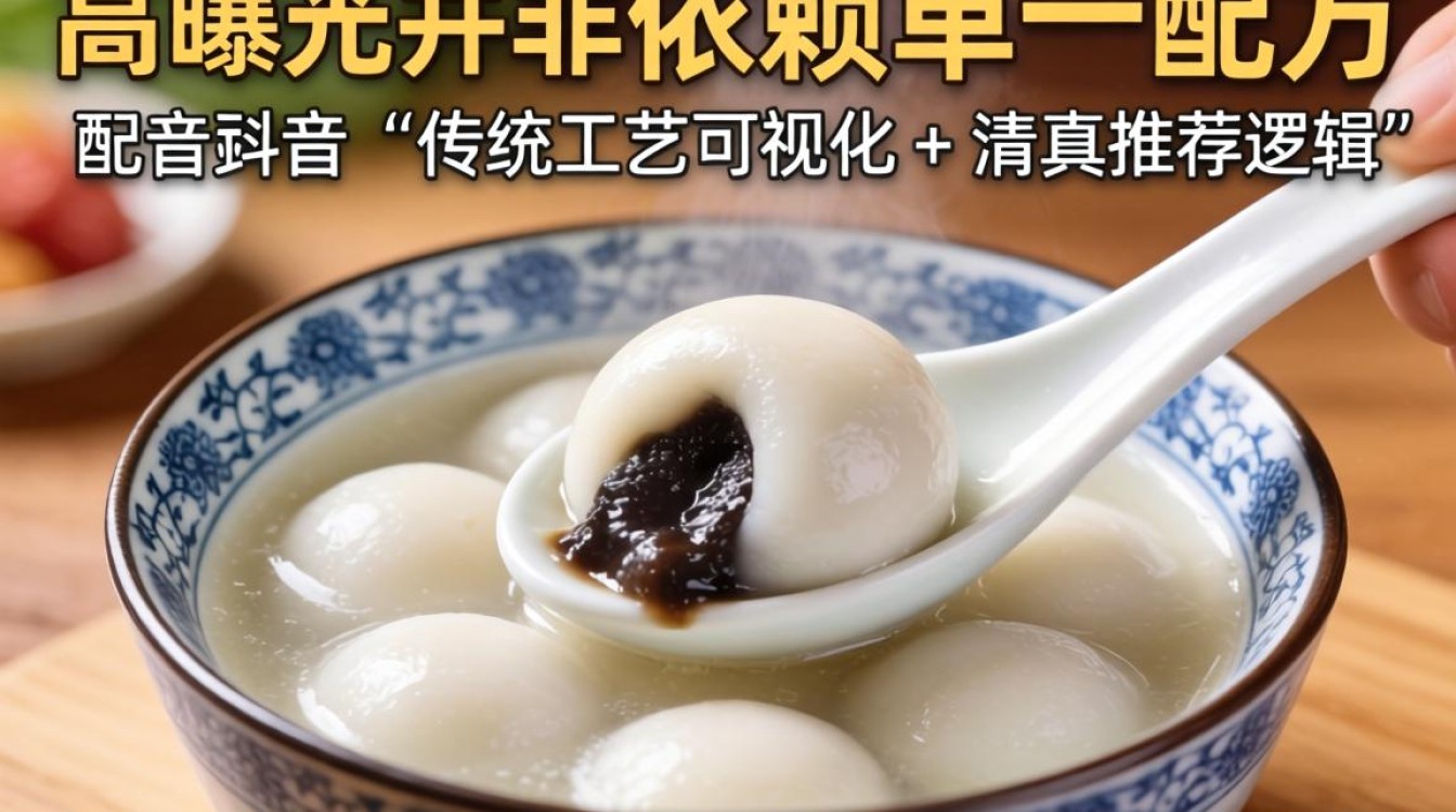 抖音清真汤圆怎么做的