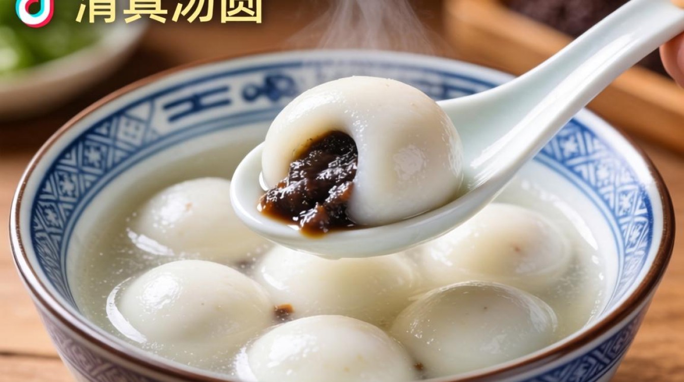 抖音清真汤圆怎么做的