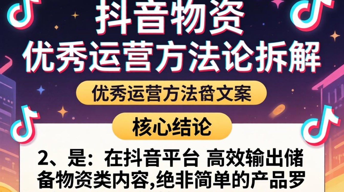 储备物资抖音文案怎么写