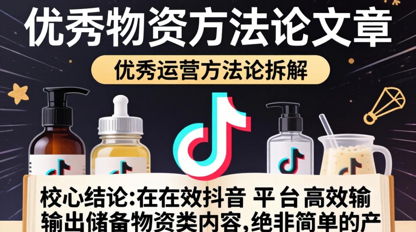 储备物资抖音文案怎么写