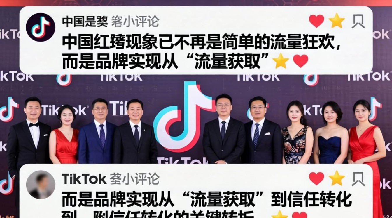 TikTok 评论中国红毯