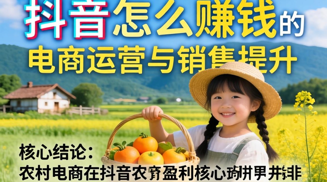 农村人在抖音怎么赚钱的