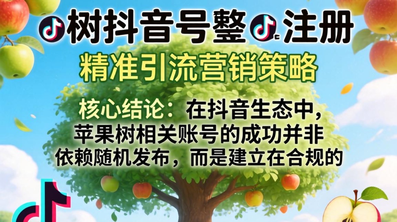 苹果树抖音号怎么注册