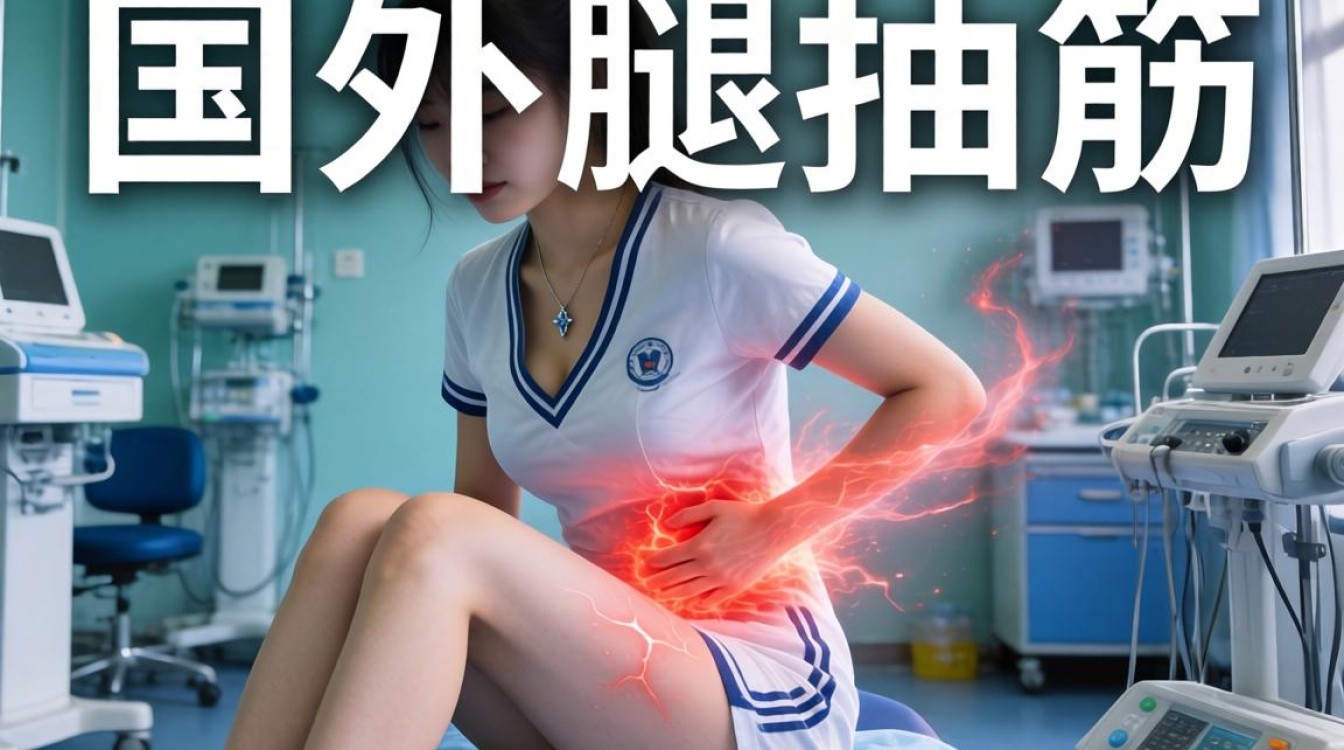 抖音国外腿抽筋视频怎么火