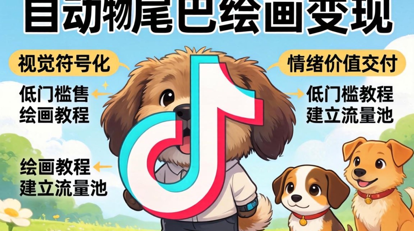 动物画教程变现模式与盈利方向