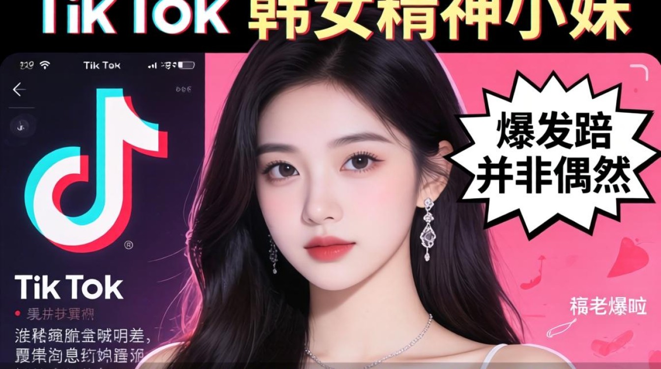 爆款案例韩女精神小妹 TikTok 成功套路解析