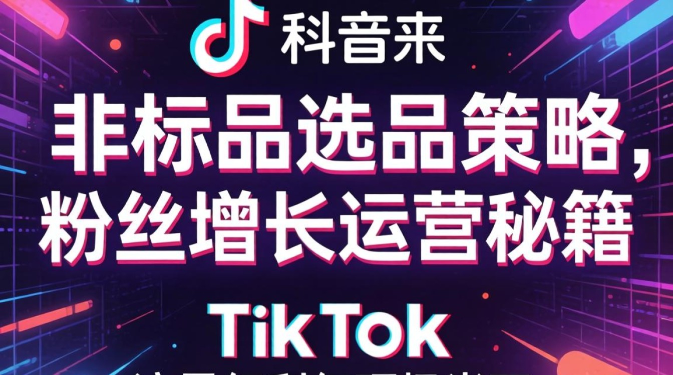TikTok 非标品选品策略 粉丝增长运营秘籍