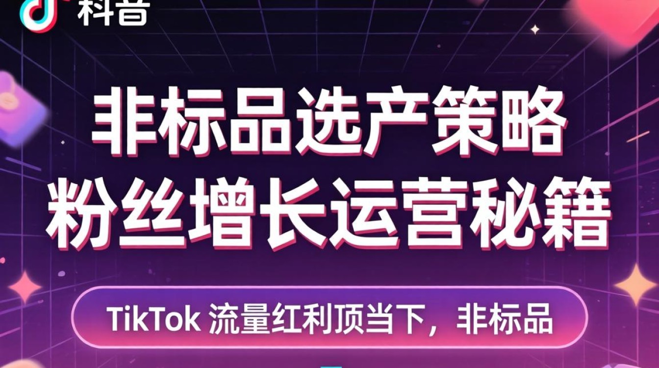 TikTok 非标品选品策略 粉丝增长运营秘籍