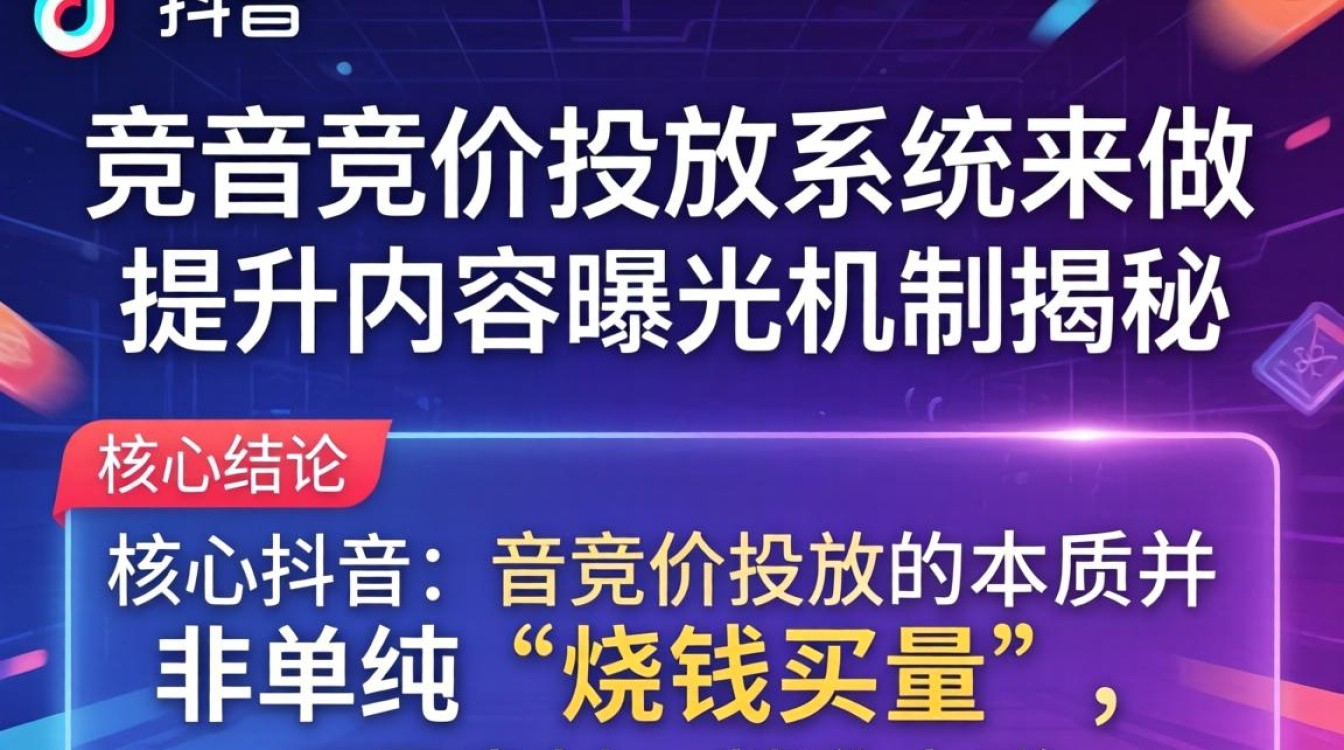 抖音竞价投放系统怎么做