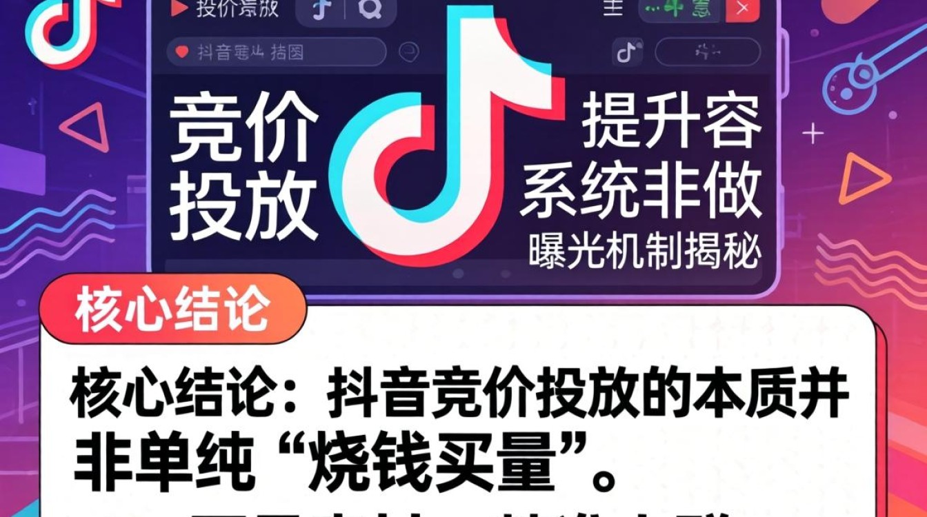 抖音竞价投放系统怎么做
