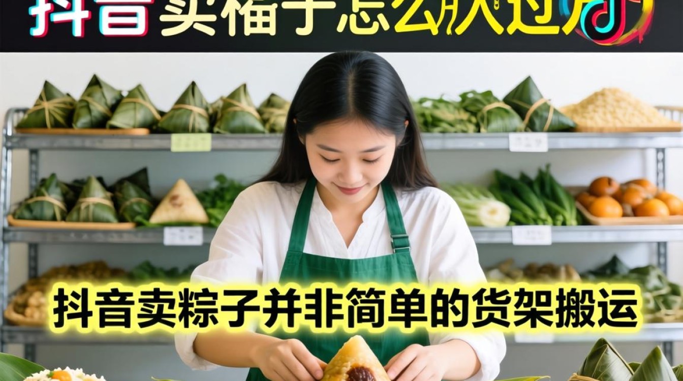 抖音卖粽子怎么样做