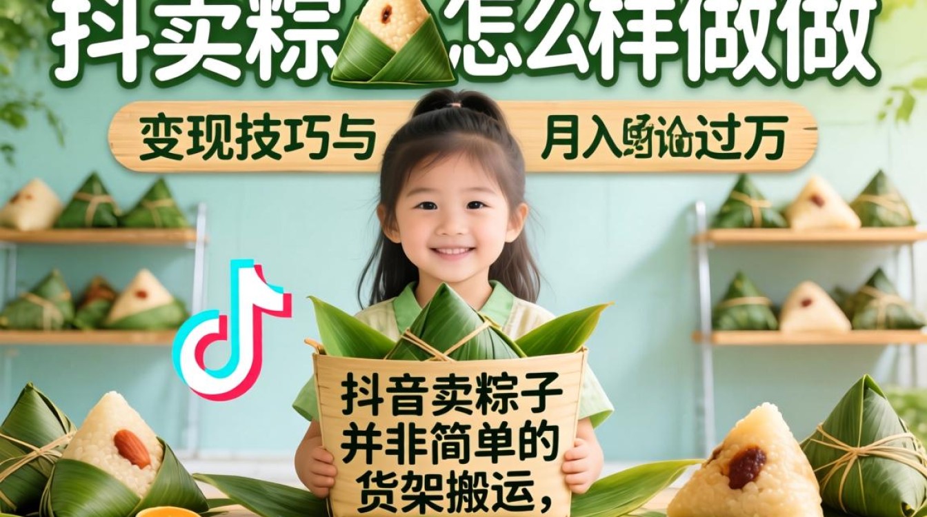 抖音卖粽子怎么样做