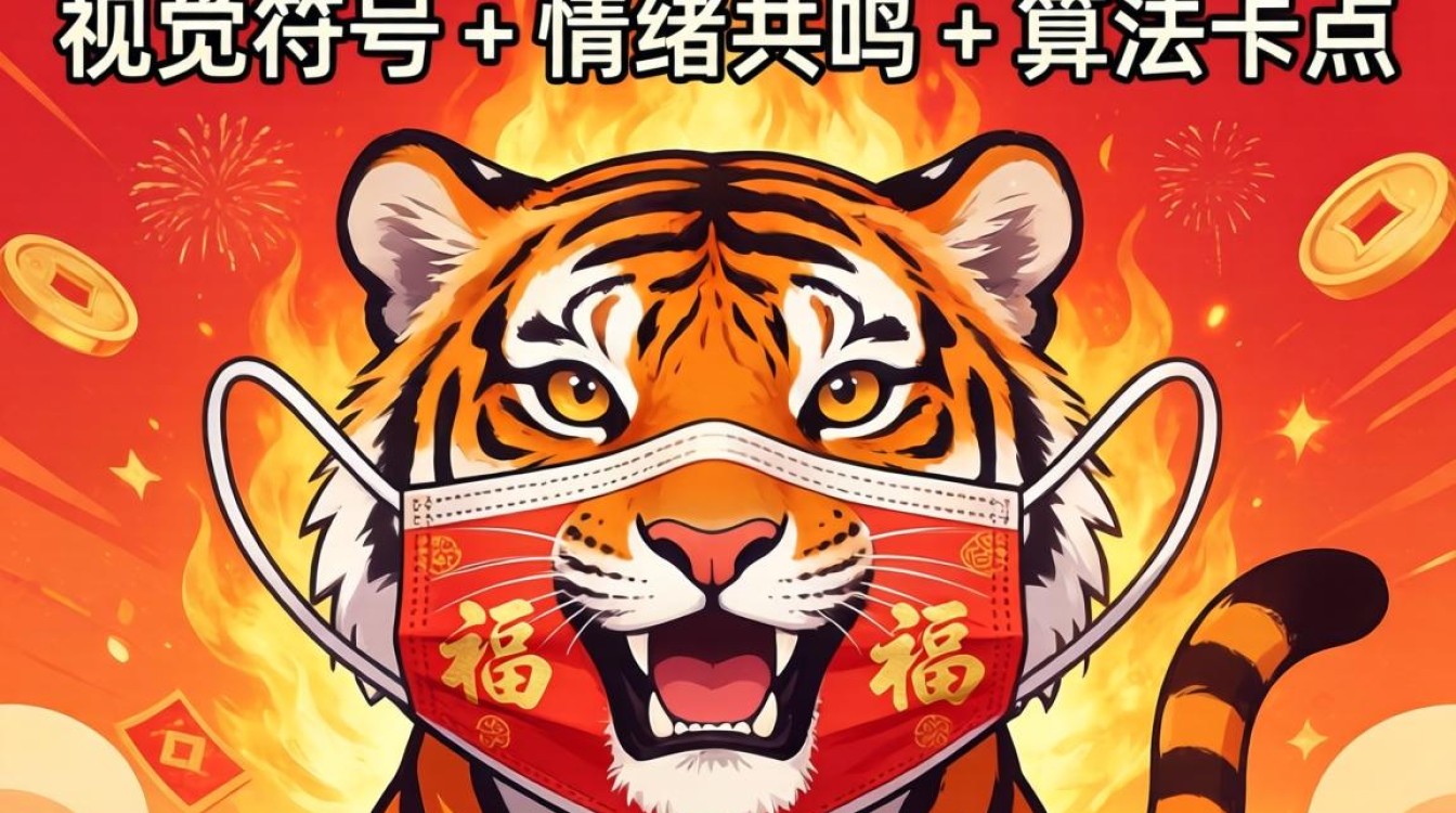 抖音道具虎年口罩怎么做