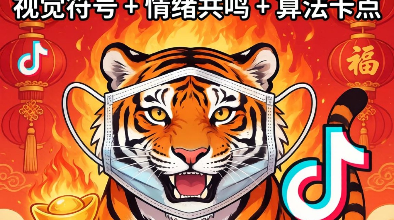 抖音道具虎年口罩怎么做