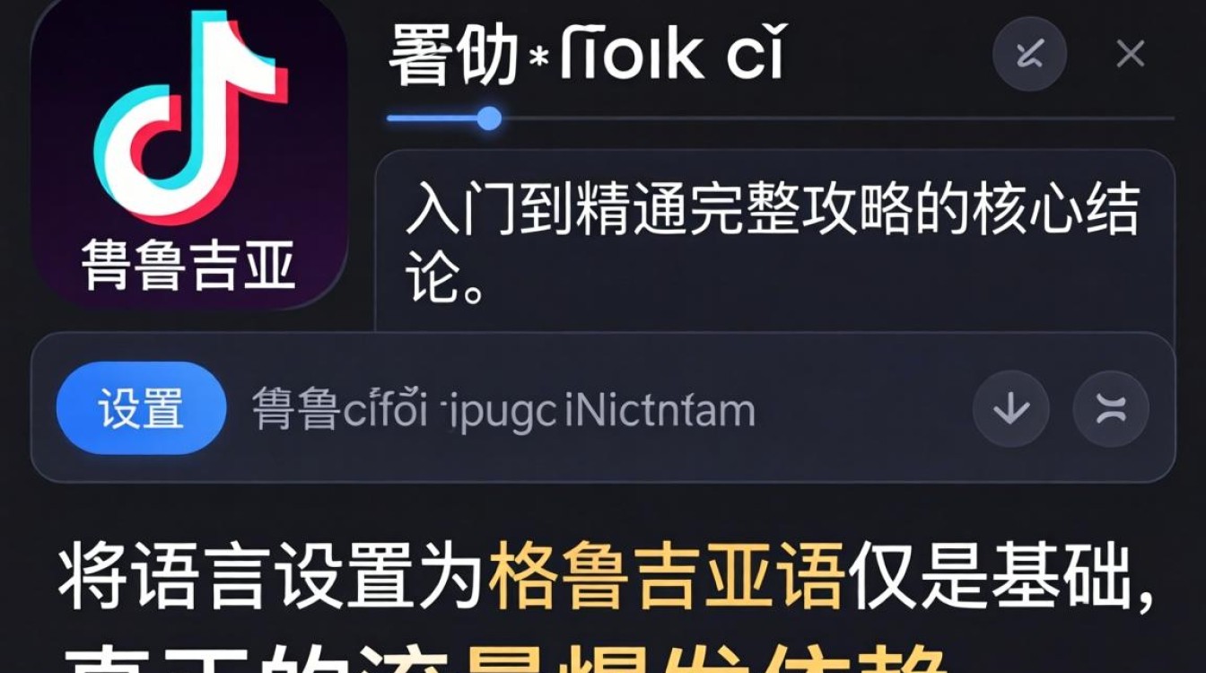 TikTok 格鲁吉亚语怎么设置