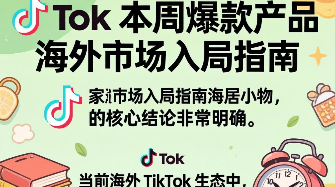 TikTok 本周爆款产品 海外市场入局指南