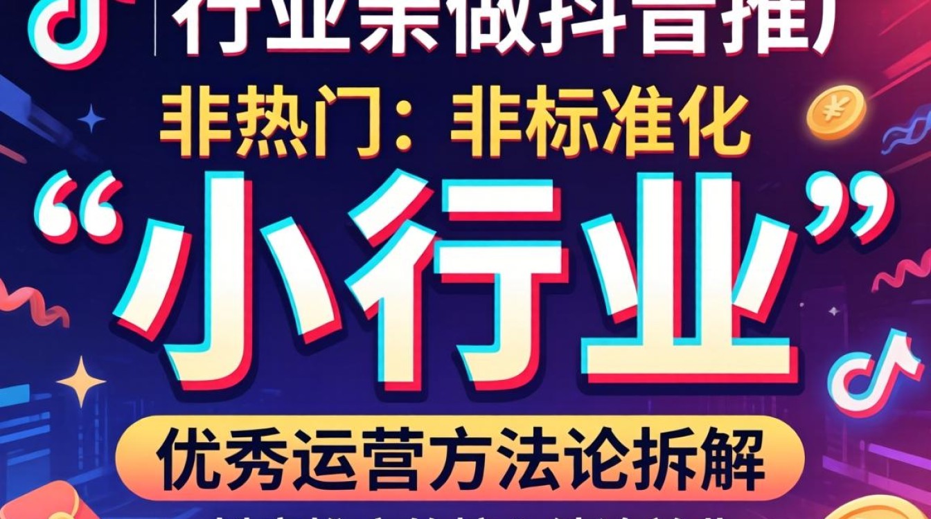 小行业怎么做抖音推广