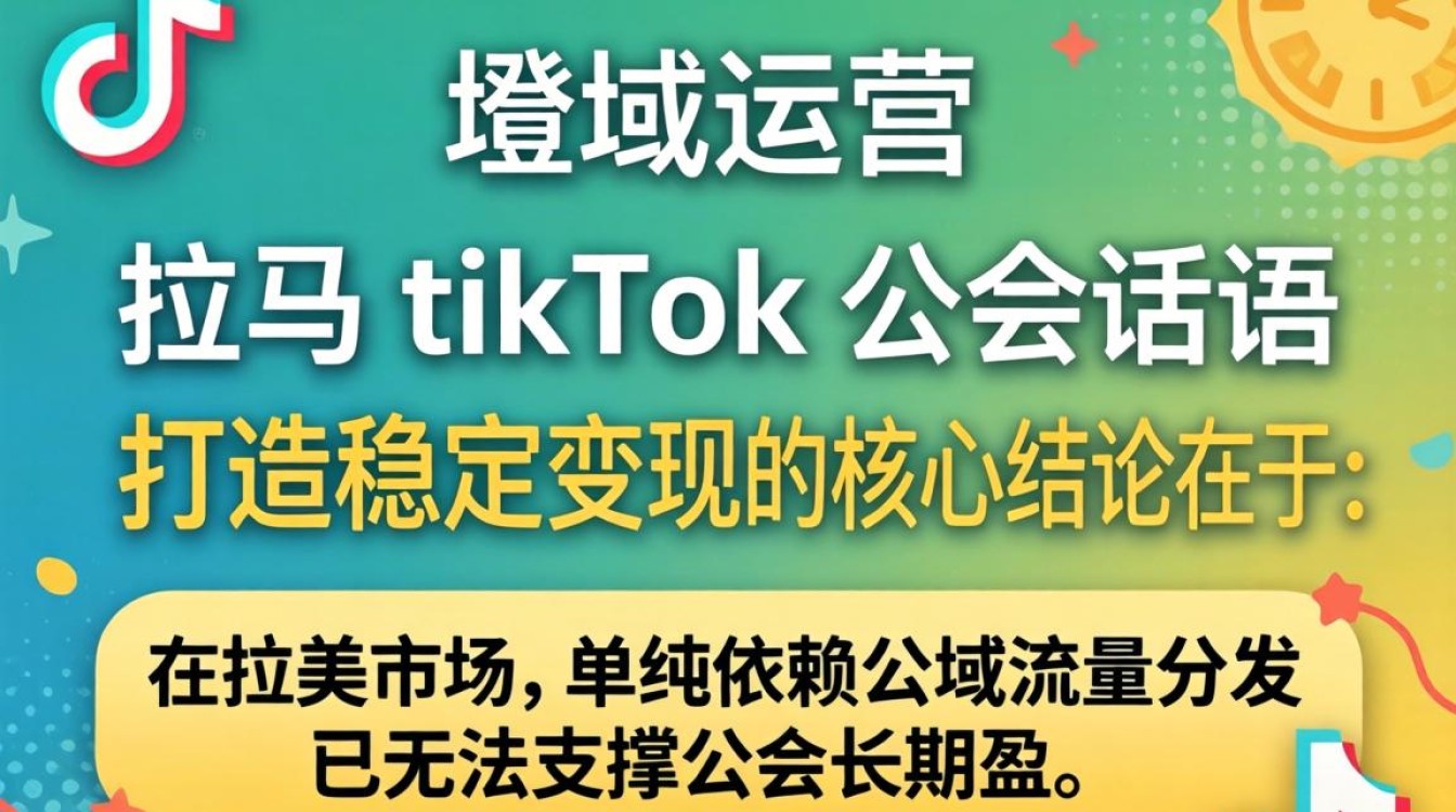 拉美 TikTok 公会话术怎么做