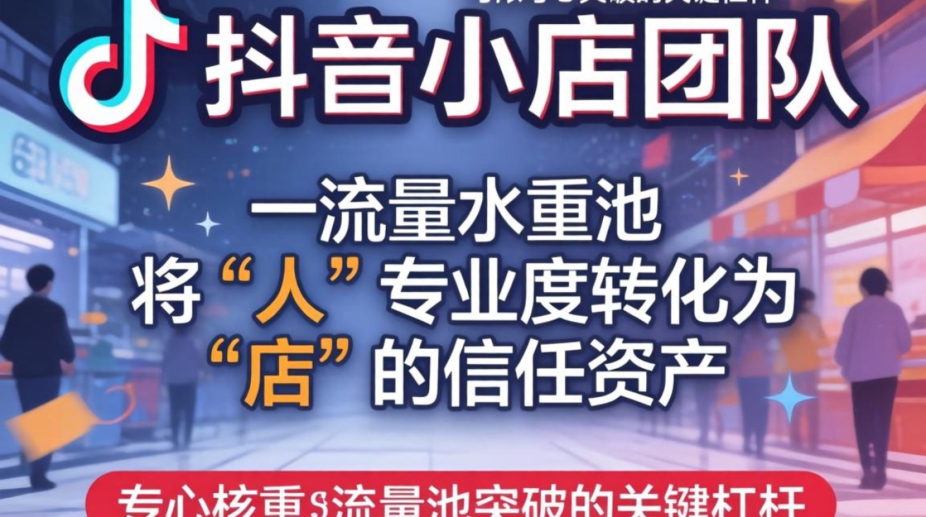 抖音小店怎么做团队展示