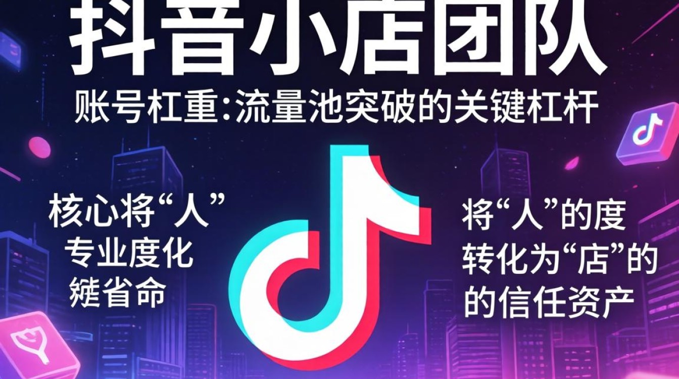 抖音小店怎么做团队展示