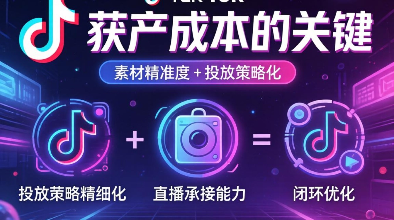 广告投放 obs 直播 tiktok 怎么设置降低获客成本