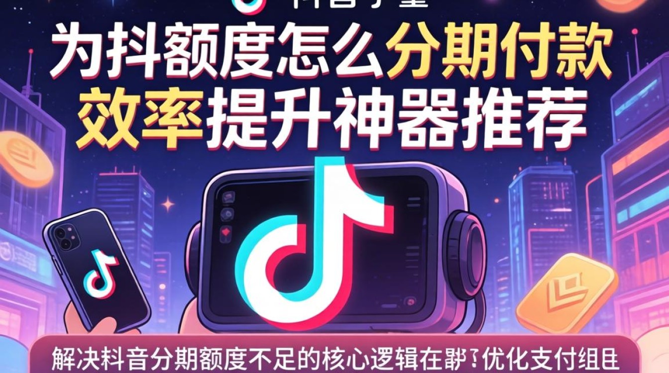 抖音没额度怎么分期付款