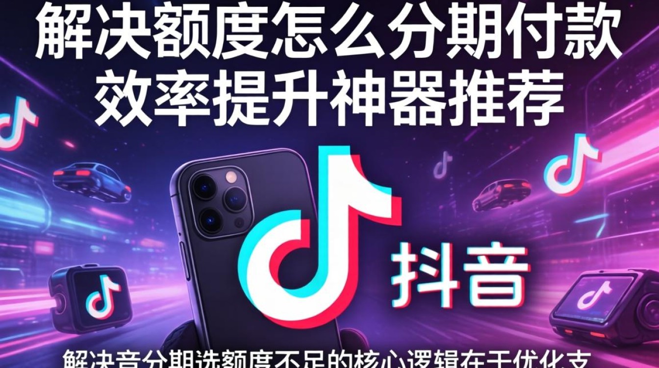 抖音没额度怎么分期付款