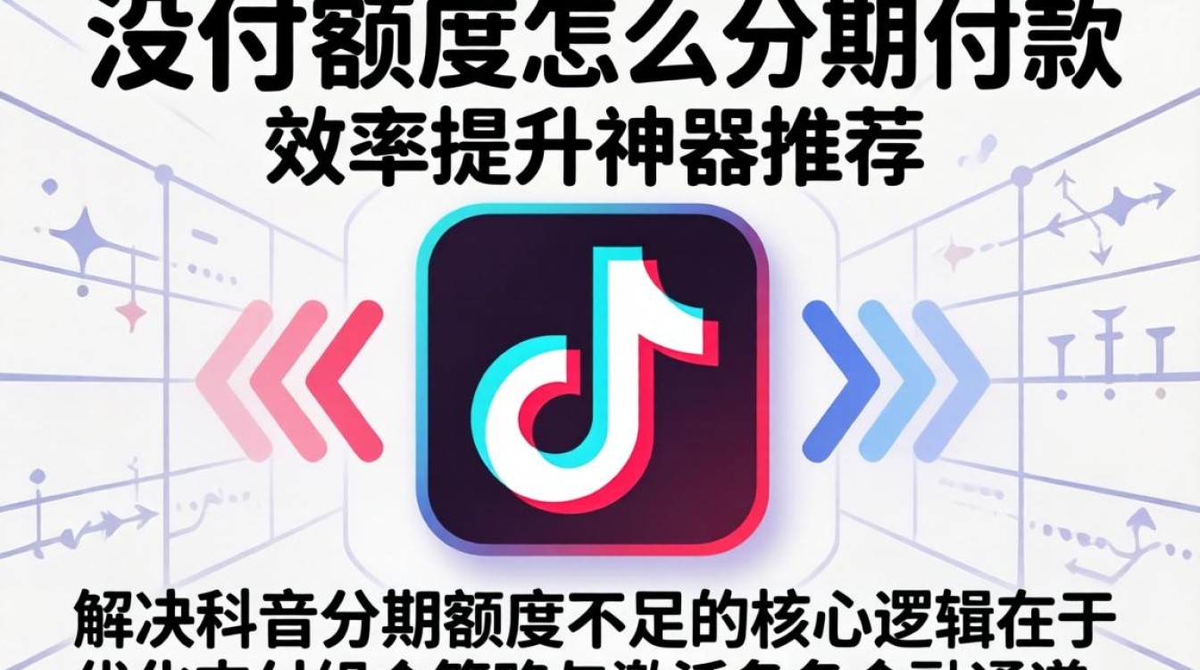 抖音没额度怎么分期付款