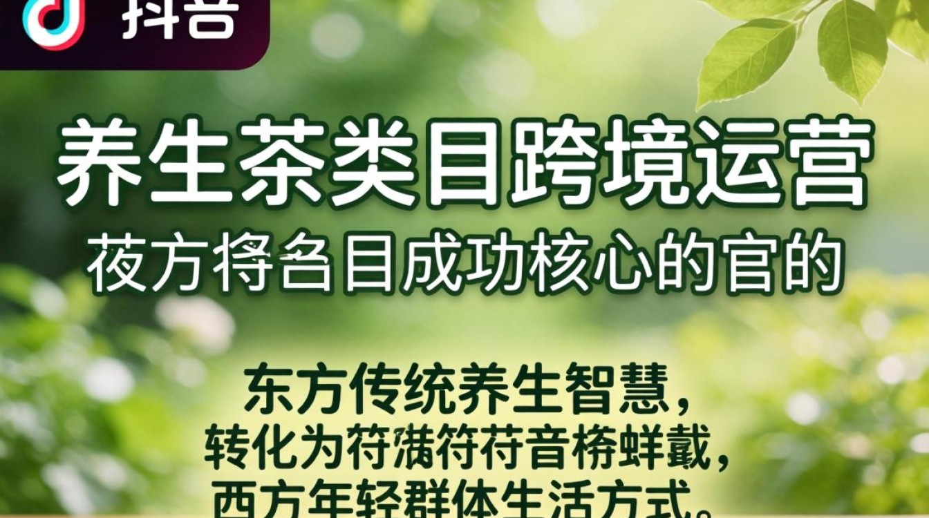 TikTok 养生茶类目跨境运营从入门到进阶