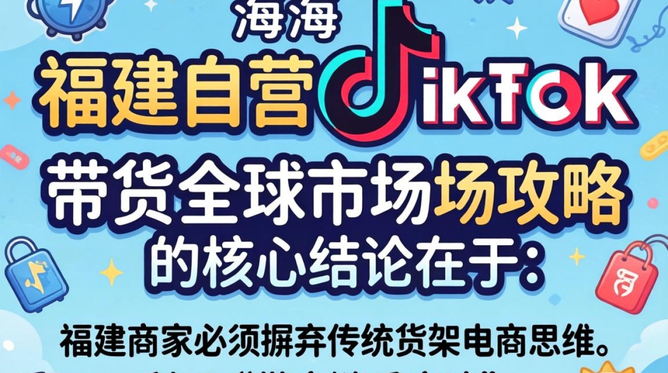 福建自营 TikTok 带货怎么做