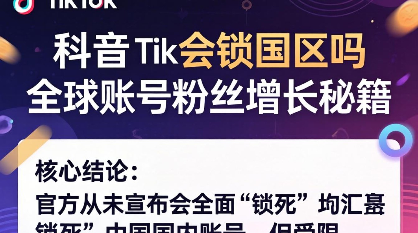 TikTok 会锁国区吗