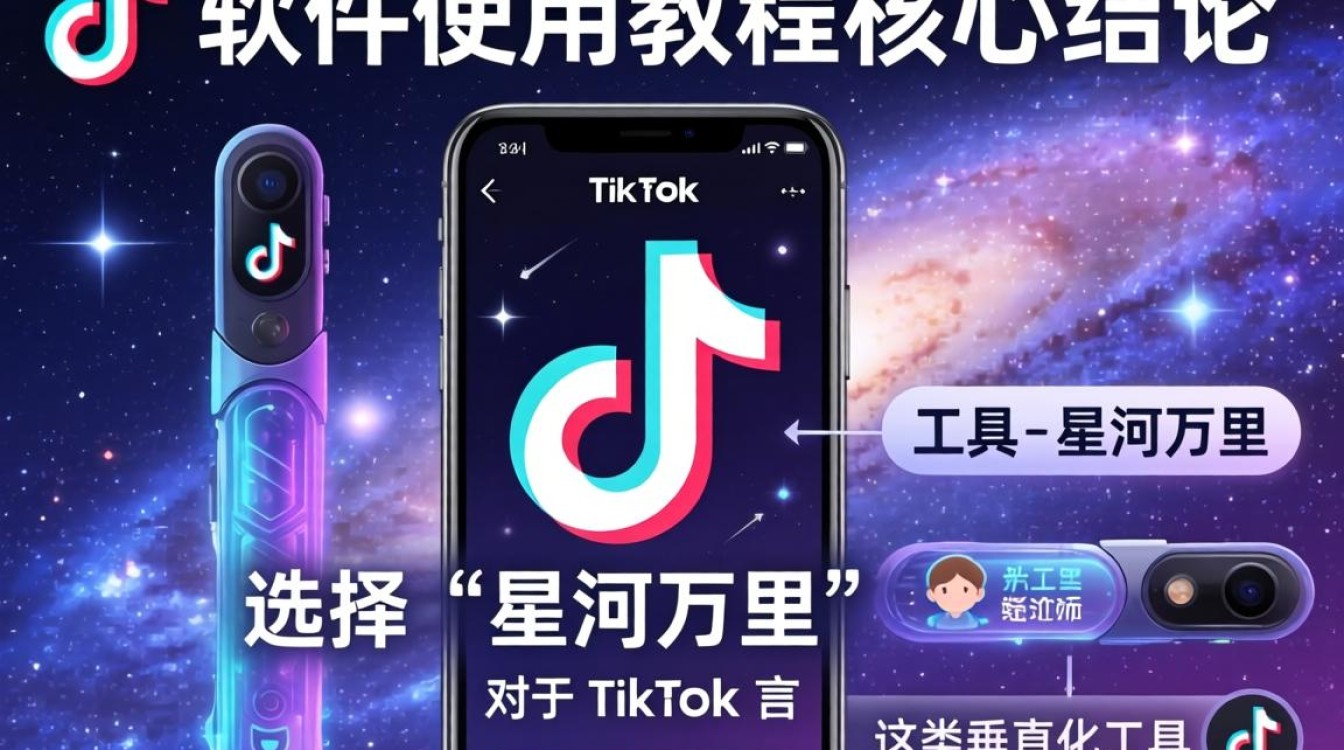 新手工具星河万里tiktok 软件使用教程
