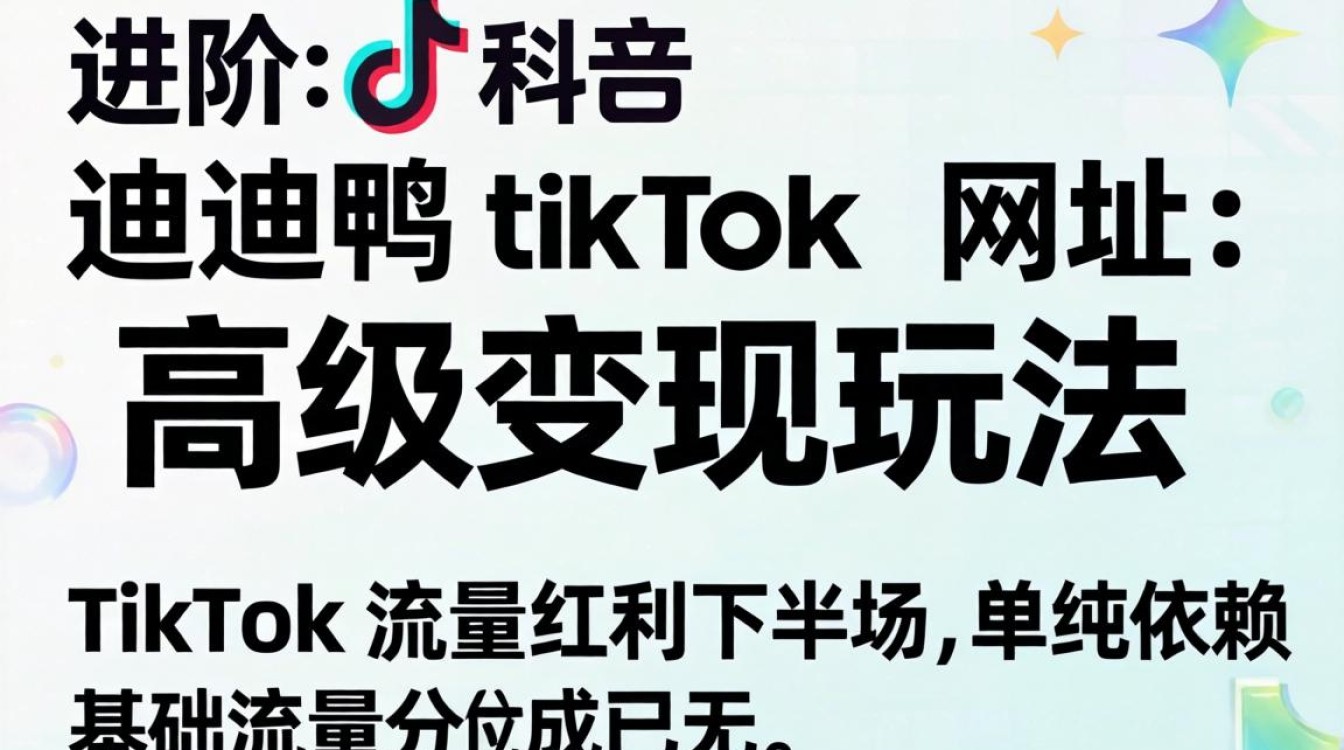 运营进阶迪迪鸭tiktok网址高级变现玩法