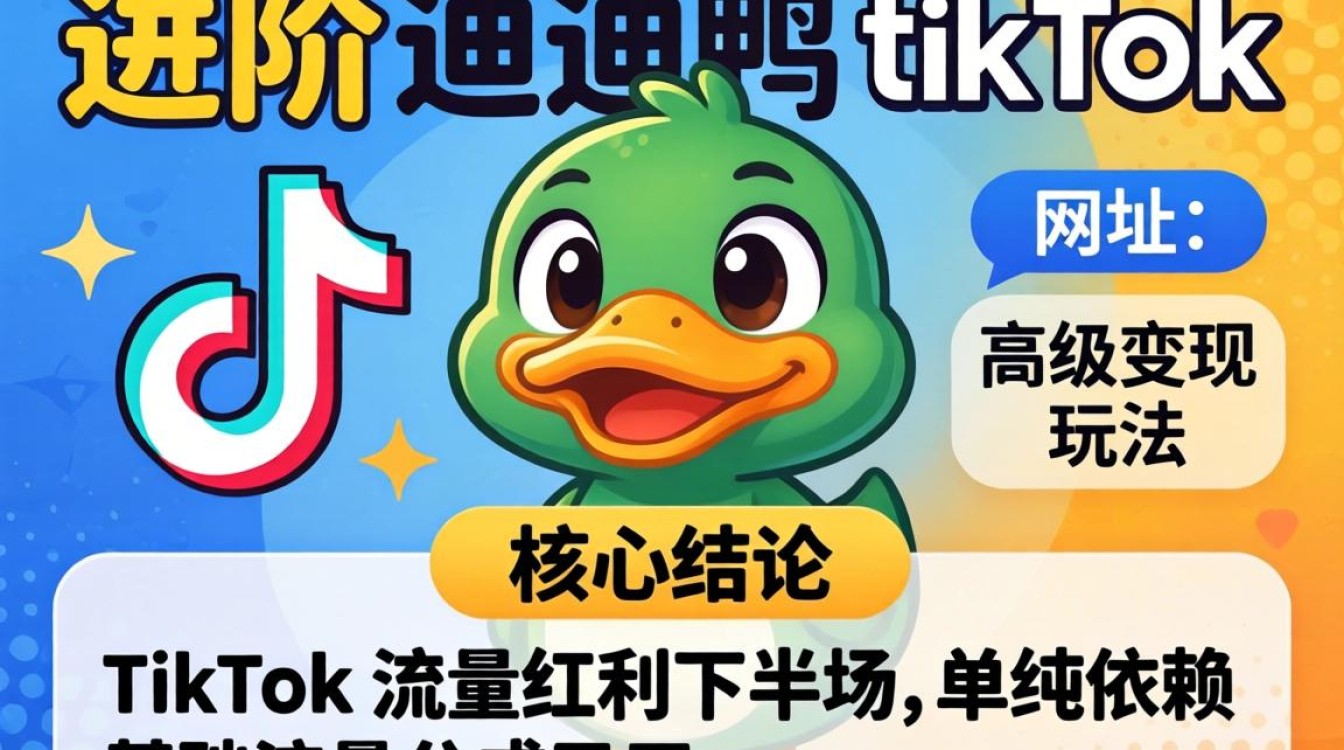 运营进阶迪迪鸭tiktok网址高级变现玩法