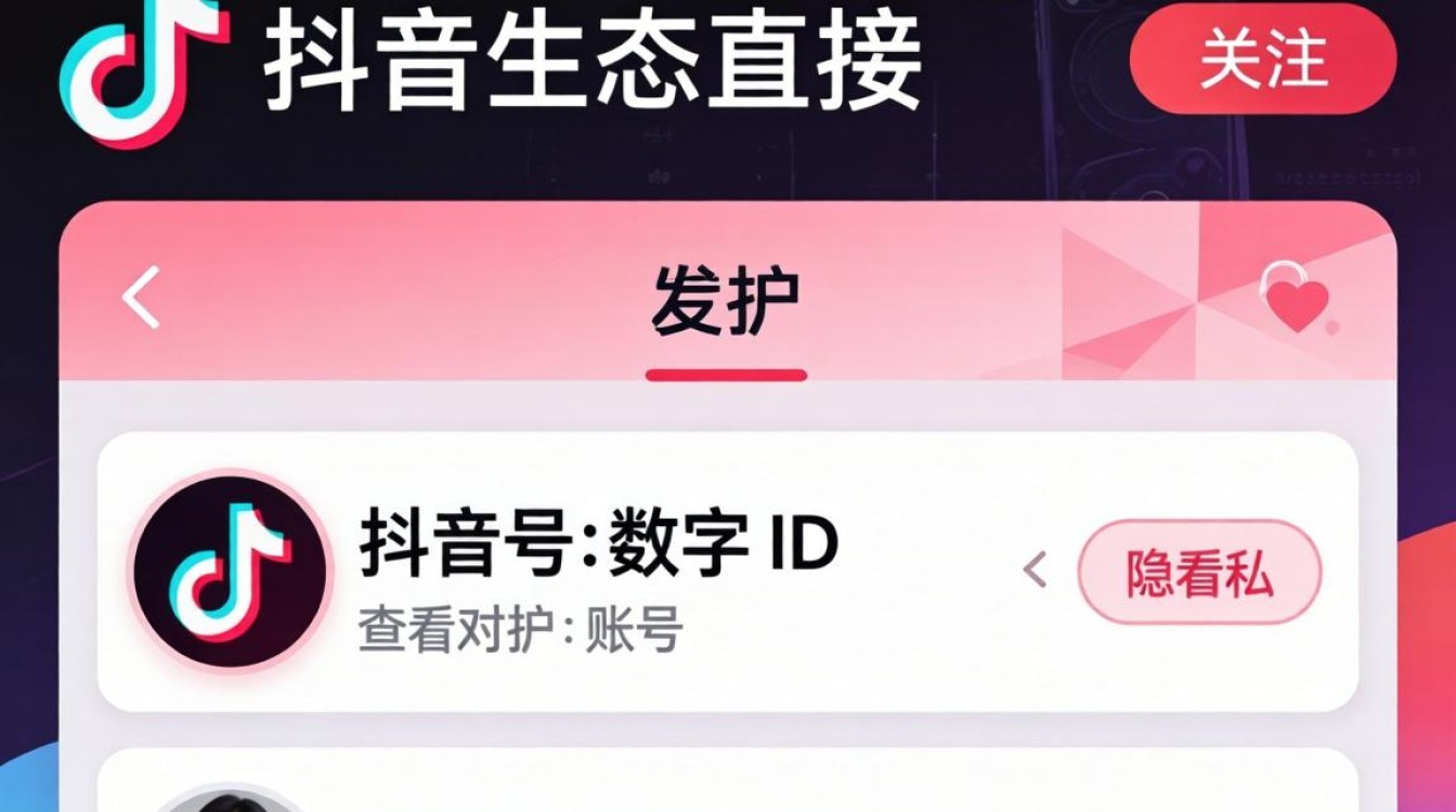 关注里面怎么看抖音号数