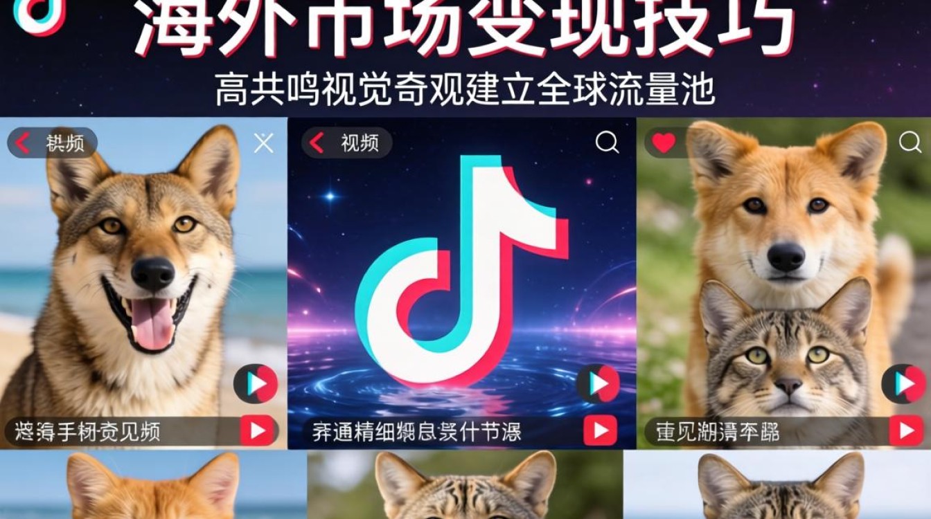 TikTok 海外变现技巧与热门动物视频流量