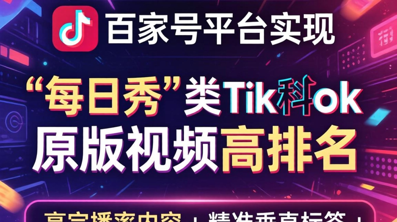 百家号每日秀tiktok原版视频如何优化