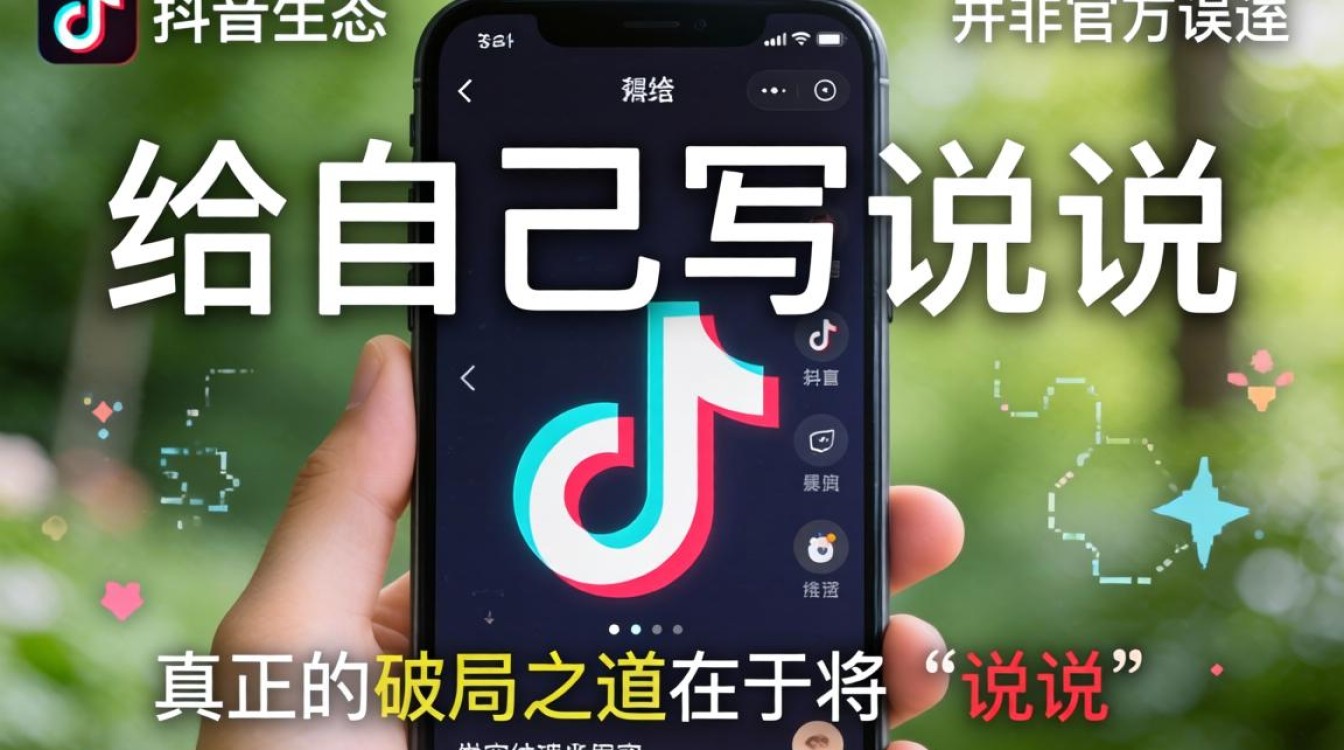 抖音怎么给自己写说说呢