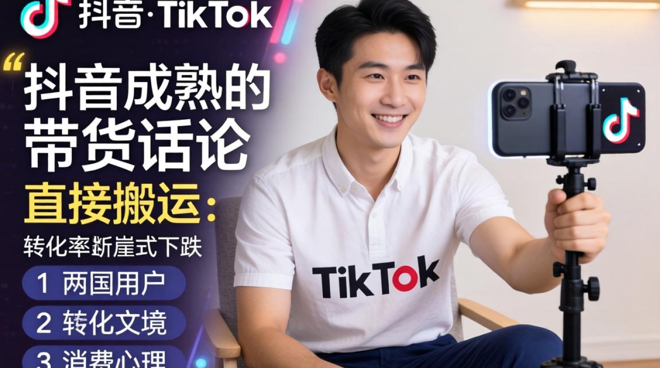 带货话术抖音直接搬tiktok提高转化率