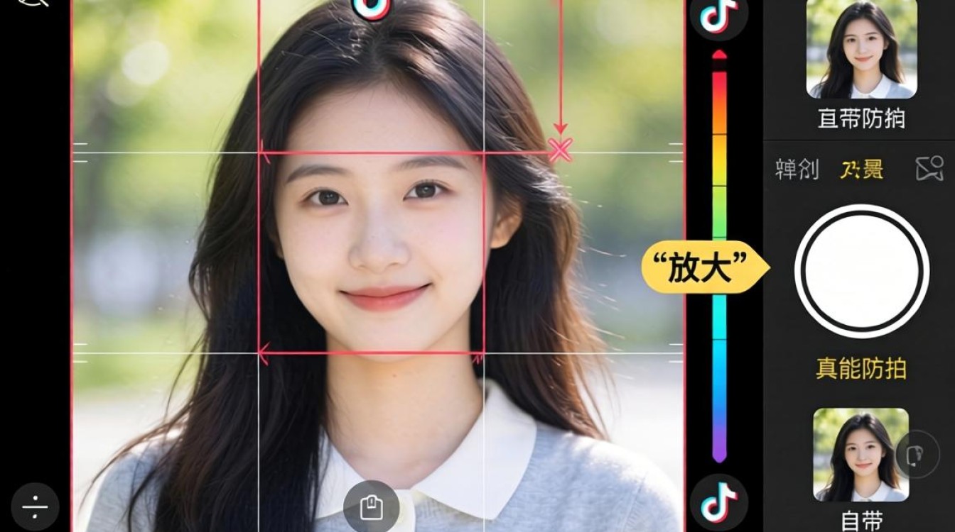 抖音照片轻微放大怎么弄