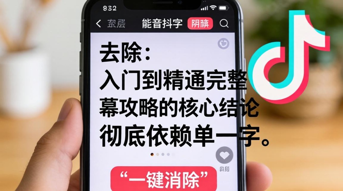 拍抖音屏幕加字怎么去掉