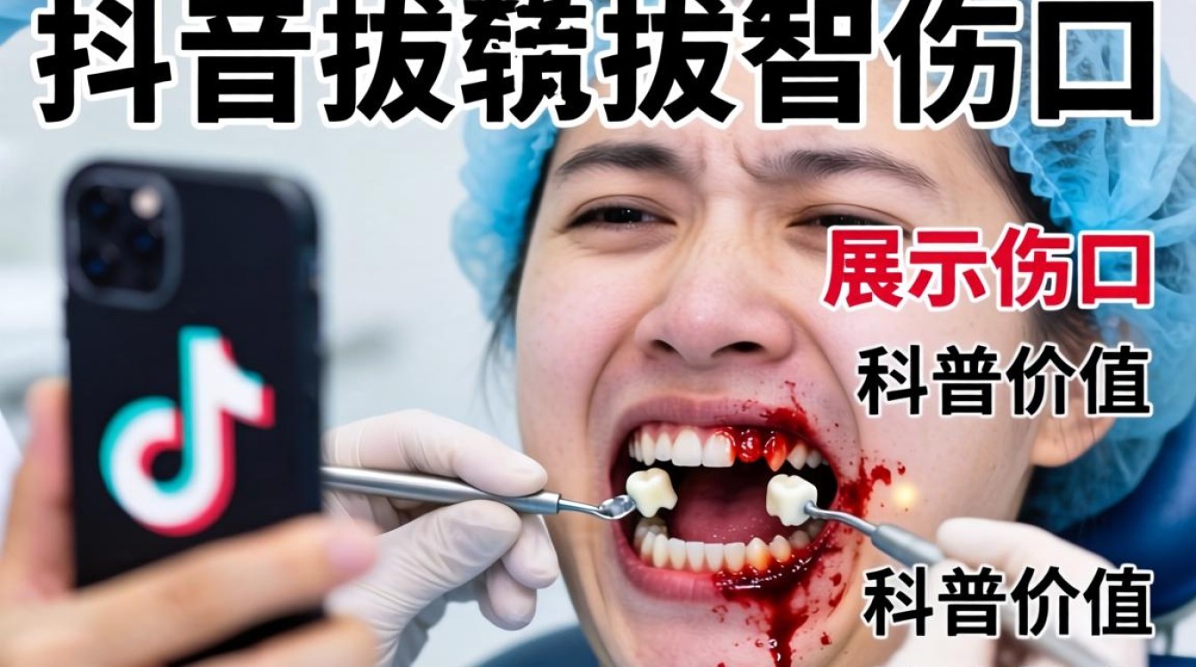 拔智齿的抖音文案怎么写避免违规